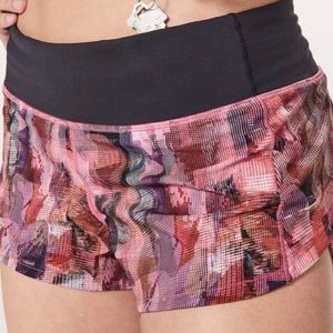 Lululemon size 4 speed up shorts